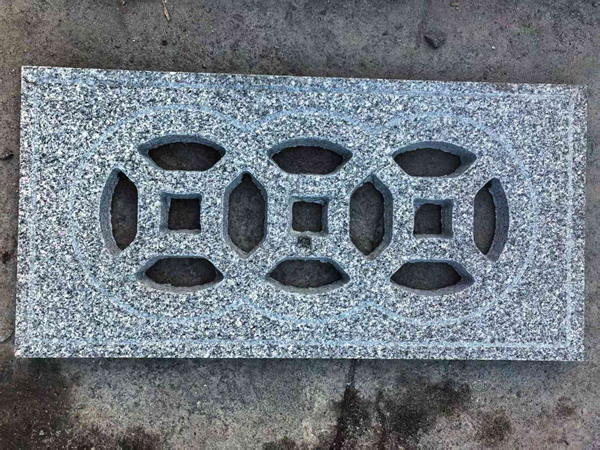 石材铜钱下水口